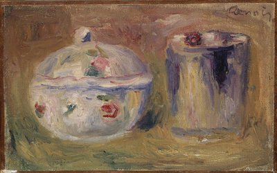 Sugar Bowl and Beaker, c.1900 by Pierre Auguste Renoir